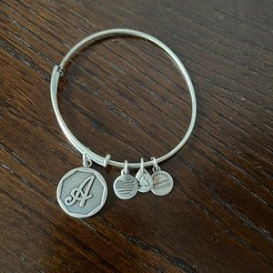 Alex and Ani bracelet with letter A